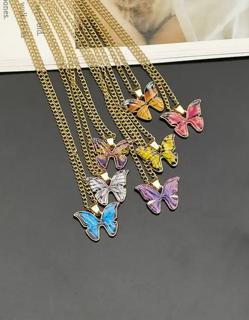 Load image into Gallery viewer, Butterfly Pendant Necklace
